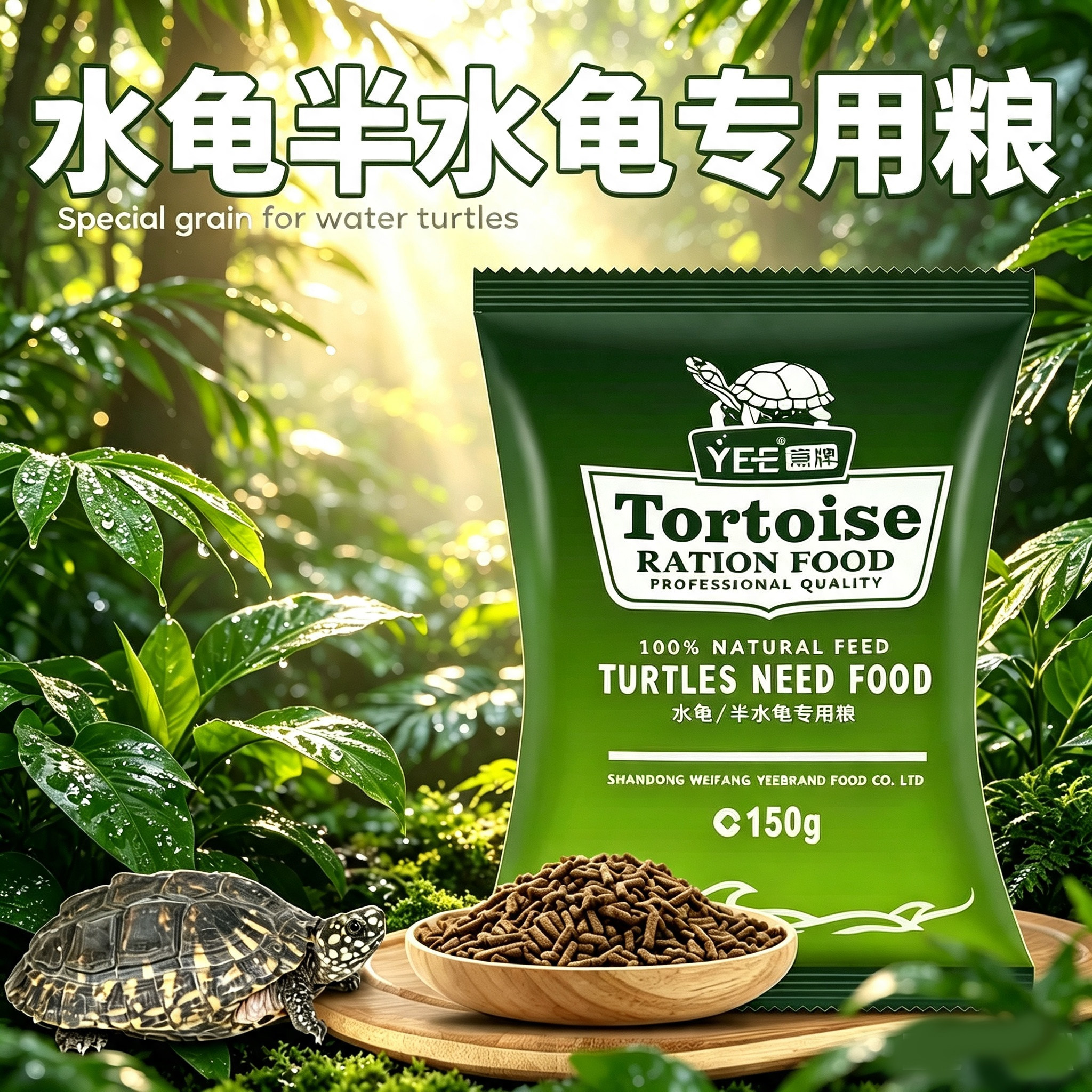 yee龟粮小乌龟饲料虾干图片
