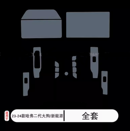 23-24款哈弗二代大狗新能源内饰膜排挡按键屏幕中控TPU保护车贴膜