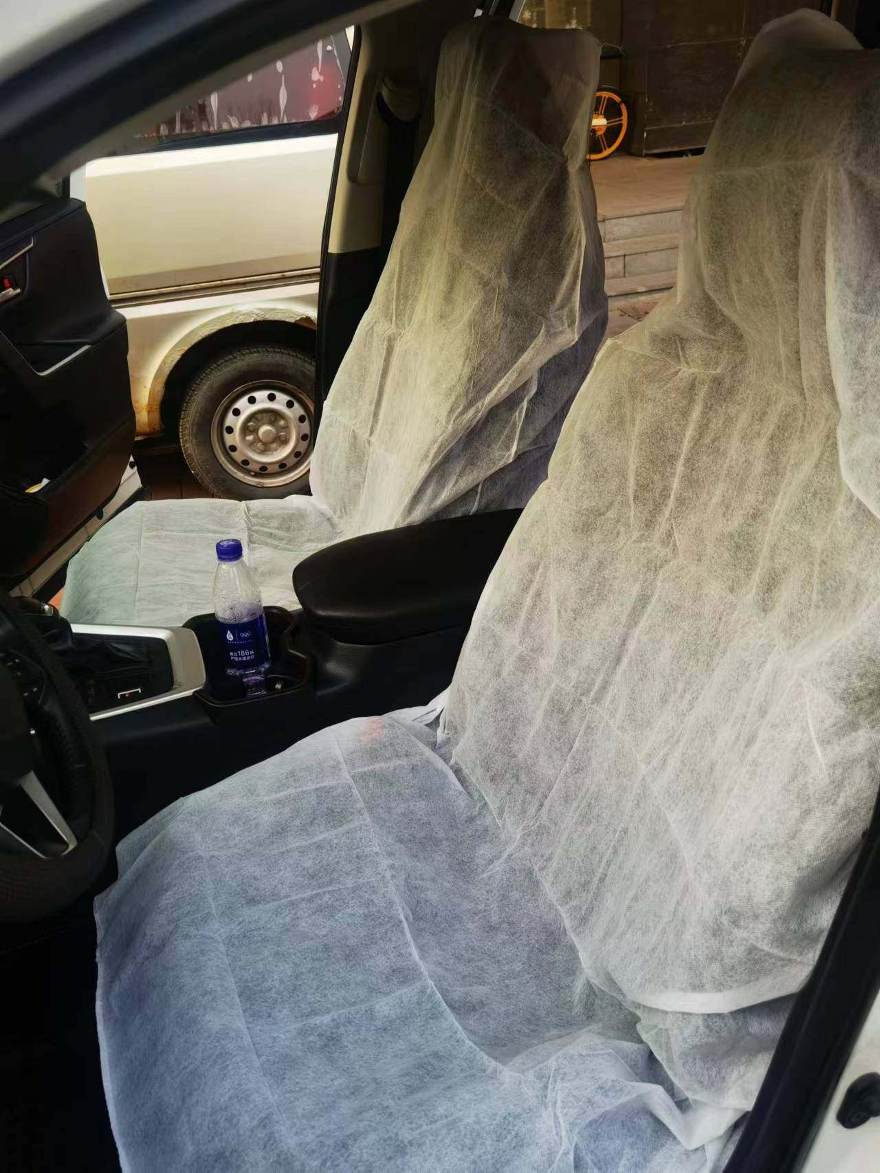新车一次性座套4S出厂座套白色通用保护套加厚无纺布坐垫防污防尘