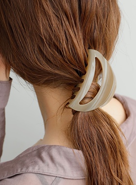 日本本土ane mone百搭抓夹后脑勺发抓高级感鲨鱼夹头饰法国制