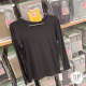 日本本土UNIQLO优衣库heattech系列圆领长袖 保暖上衣打底 女款