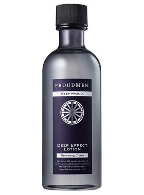 日本本土PROUDMEN男士温泉水深层保湿滋润男性清爽化妆水200ml