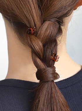 日本本土Ane mone新款醋酸小抓夹女简约气质鲨鱼夹子马尾发夹