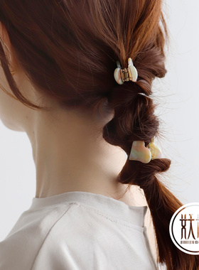 日本本土ane mone甜美爱心醋酸小号抓夹碎发夹日系侧边刘海夹