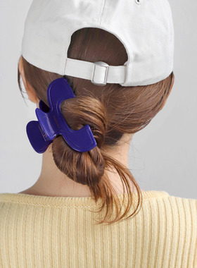 日本本土Ane mone鲨鱼夹后脑勺抓夹气质简约半扎马尾夹高级感