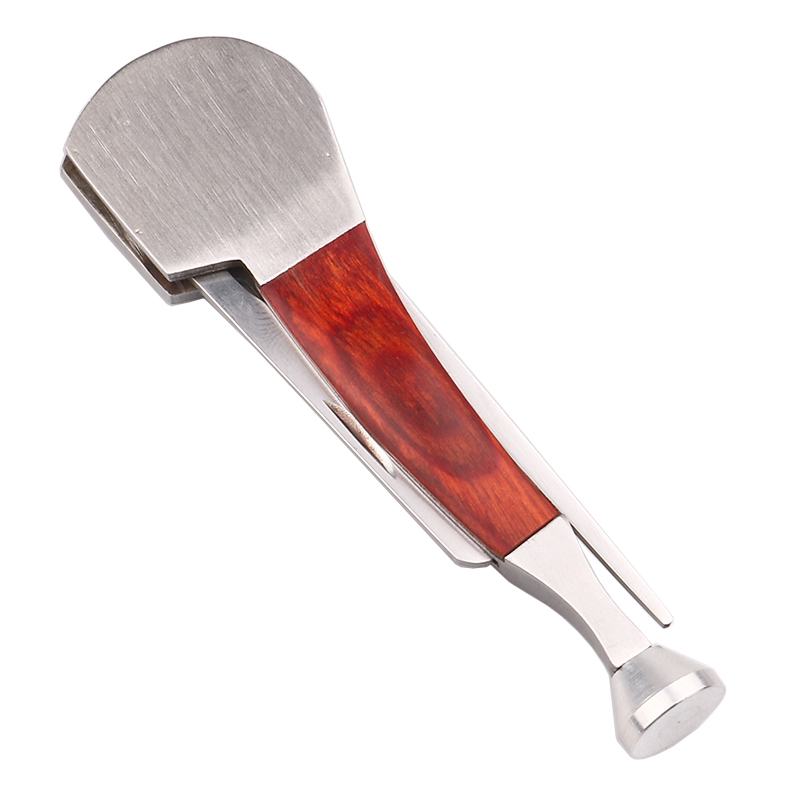 三合一烟具多功能红木烟刀烟斗清理工具烟丝带压棒通针清洁用品