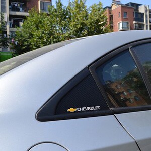 09-15款科鲁兹改装后窗三角装饰贴纸车窗车贴碳纤维后三角窗贴纸