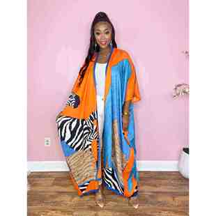 Women Printed Kimonos ver Ups Bikini Beach Bohemian