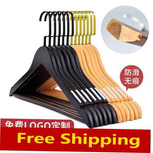 clothes rack cabinet hangers hanger wooden coat skid clip