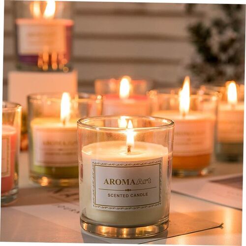 Essential Oil Scented Candles Smoked Incense Fragrance Sleep