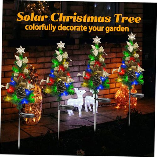 Christmas tree decorations Solar Led Light Outdoor Wall Lamp