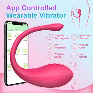 Wireless Bluetooth Vibrating Egg G Spot Dildo Vibrator for
