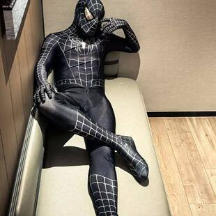 Black Venom Tight Superhero Cosplay Toby Man Anime Spider