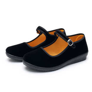 shoes women old ceremonial cloth black fashioned