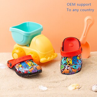 Shoes Summer slip Cartoon Slippers Anti Beach Sole Baby Soft