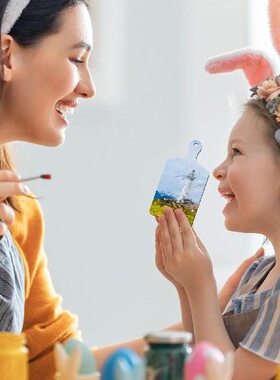 6 Pcs Wooden Cutting Board Toys Breadboards Cake Trays