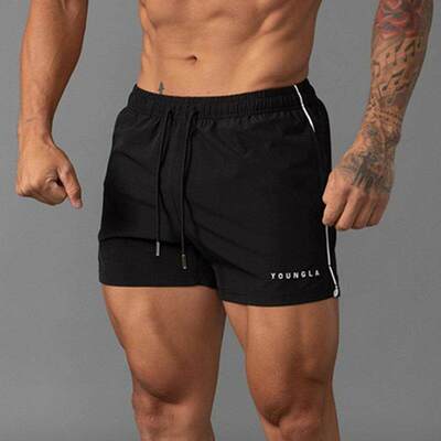 Lace up elatic20240703 w松aist casual sshort fors men 系绳紧
