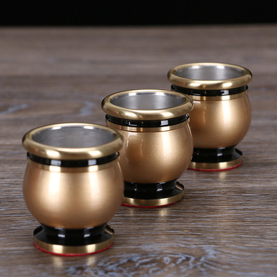 酒杯纯铜关公供佛财神爷