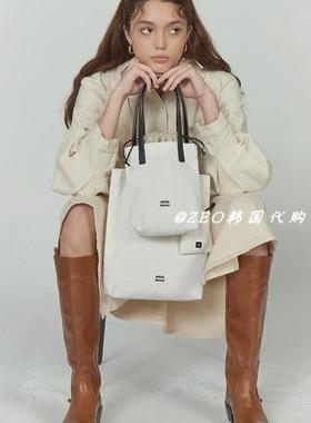 限时特价 韩国代购 amio seoul 简约百搭手提单肩包 环保购物袋