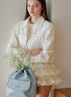 限时特价 韩国代购 Zeroplanet简约束口轻便通勤链条双肩休闲背包