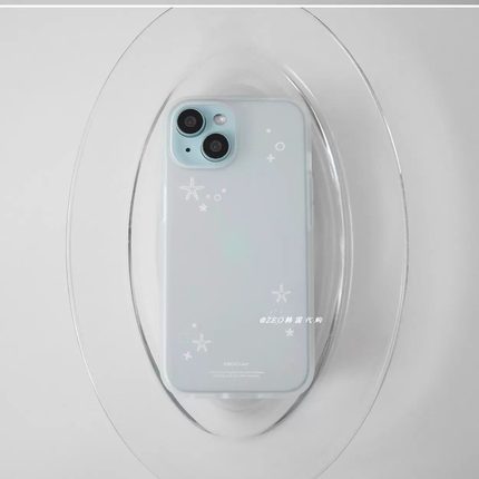 ZEO 韩国代购 HIOO 小众设计ins风 海星印花手机壳苹果三星保护壳