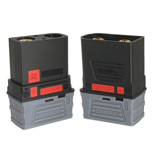 QS10P-L防打火公母对插连接器 无人机/电动车锂电池大电流对插头