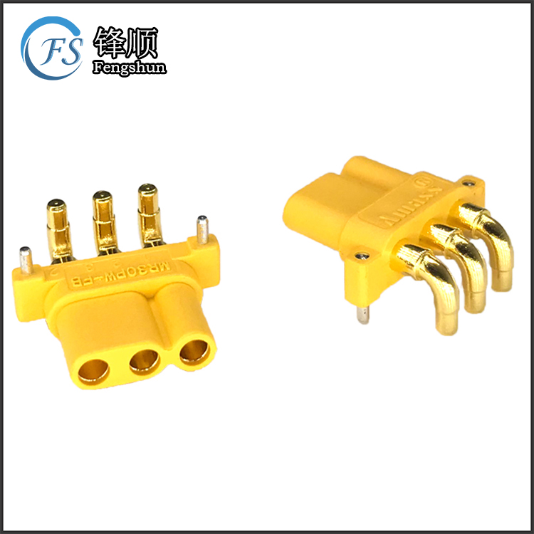 全新原装Amass/艾迈斯三芯连接器