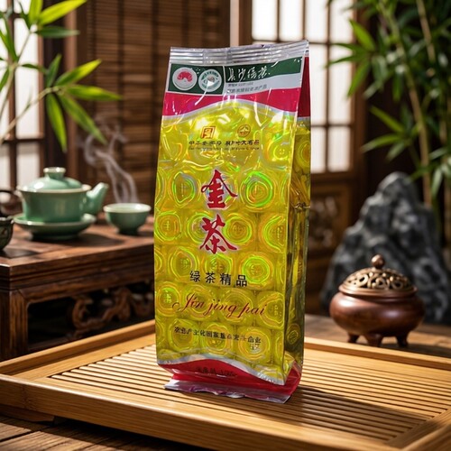 2026年新茶叶明前春茶金井牌茶叶金井绿茶精品100g袋装湖南金茶 - 封面