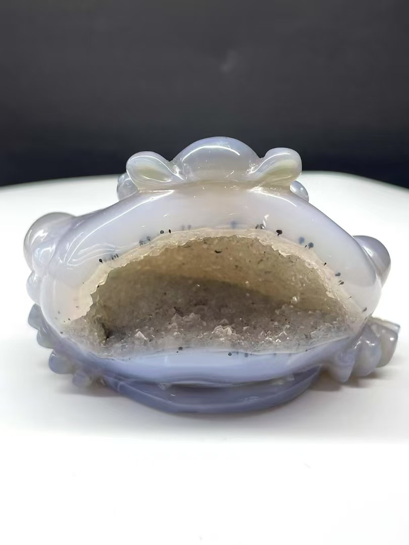 天然水晶原石打磨工艺品家居灵性摆件金曜石雕刻奇石金蟾摆件玛瑙