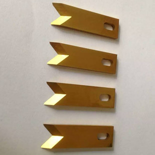 电脑裁线机钨钢刀片 220剥皮扭线机刀片 白钢 高速钢 合金镀钛刀