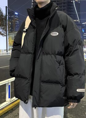男士冬季贴标羽绒服2025新款