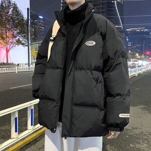 冬季羽绒服男生港风美式潮牌2023年新款冬装潮流男装宽松大码外套