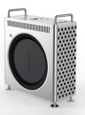 Mac mini M4铝合金机箱保护壳支架可拓展外接扩容固态硬盘盒底座