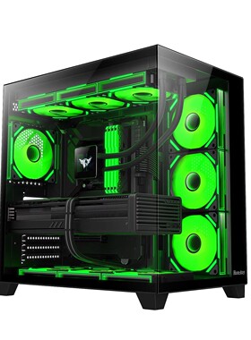 航嘉机箱 S920 S960 S966 S980暴风雪MAX全景版海景箱ATX双面钢化