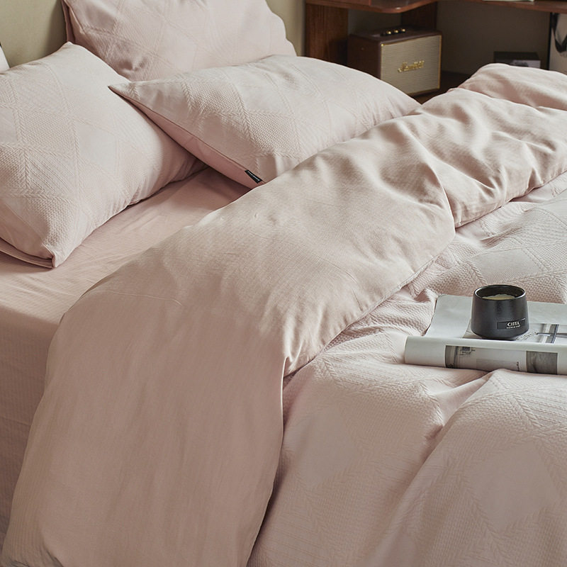 海门区静月庭纺织品厂高端A类60s新疆长绒棉色织三层纱提花全棉