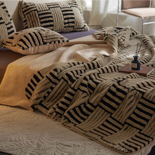 海门市轩云家用纺织品厂轻奢秋冬加厚毛毯四季通用沙发盖毯保暖