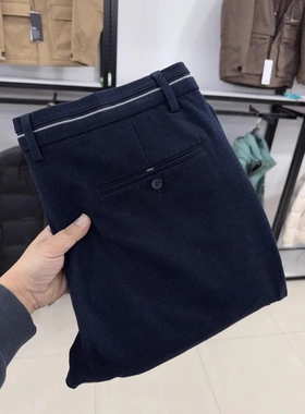 【H家】专柜余单！秋冬商务休闲修身直筒长裤百搭舒适弹性3Y288A