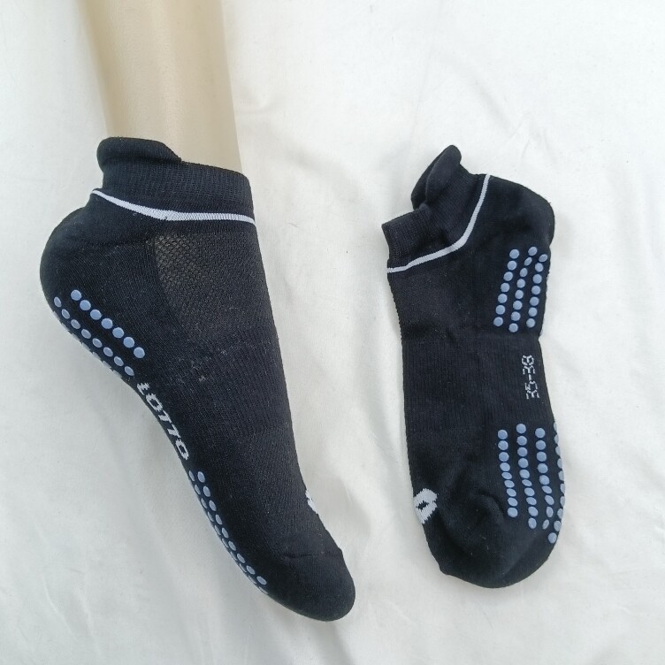 男女款四季时尚透气毛巾底防滑瑜伽运动袜子短袜
