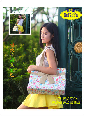 泰国曼谷包naraya新款纯棉旅行包