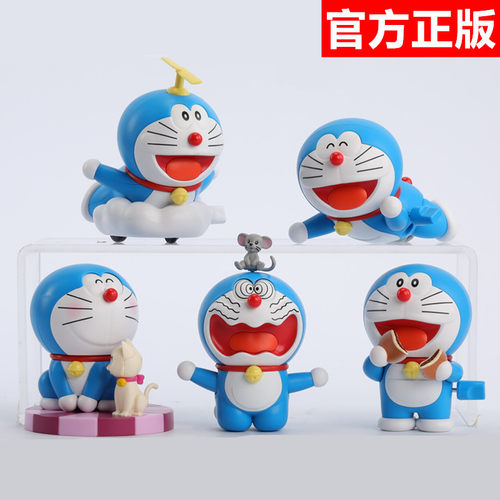 哆啦A梦美好的一天发条可动盲盒