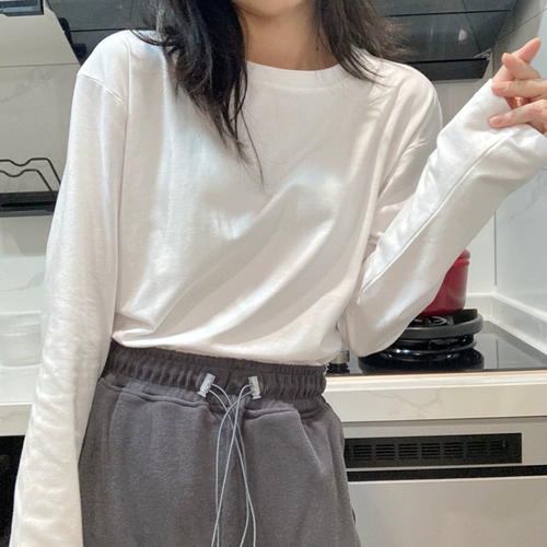 Белый лонгслив, приятное телу утепленное термобелье, осенний