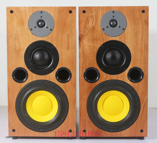 Q3发烧大8寸书架三分频DIY西南桦木皮音箱 7500 对 惠威D8G