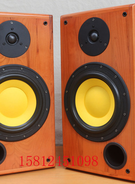 【广州惠威喇叭专卖店】惠威D8G/惠威Q2R樱桃实木八寸书架音箱/对