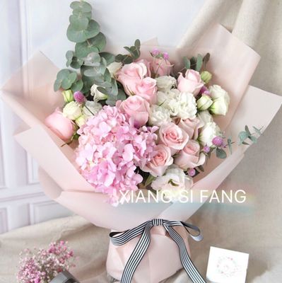 上海鲜花同城速递粉玫瑰绣球混搭韩式花束女友生日闺蜜开业手提篮在类目 鲜花速递/花卉仿真/绿植园艺, 鲜花速递(同城)中 - 来自Buy2taobao.com提供专业的淘宝代购服务