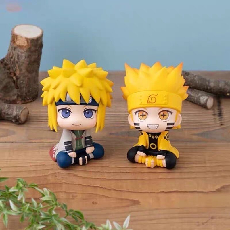 Megahouse 火影忍者 LOOK UP 六道鸣人 波风水门 车载手办