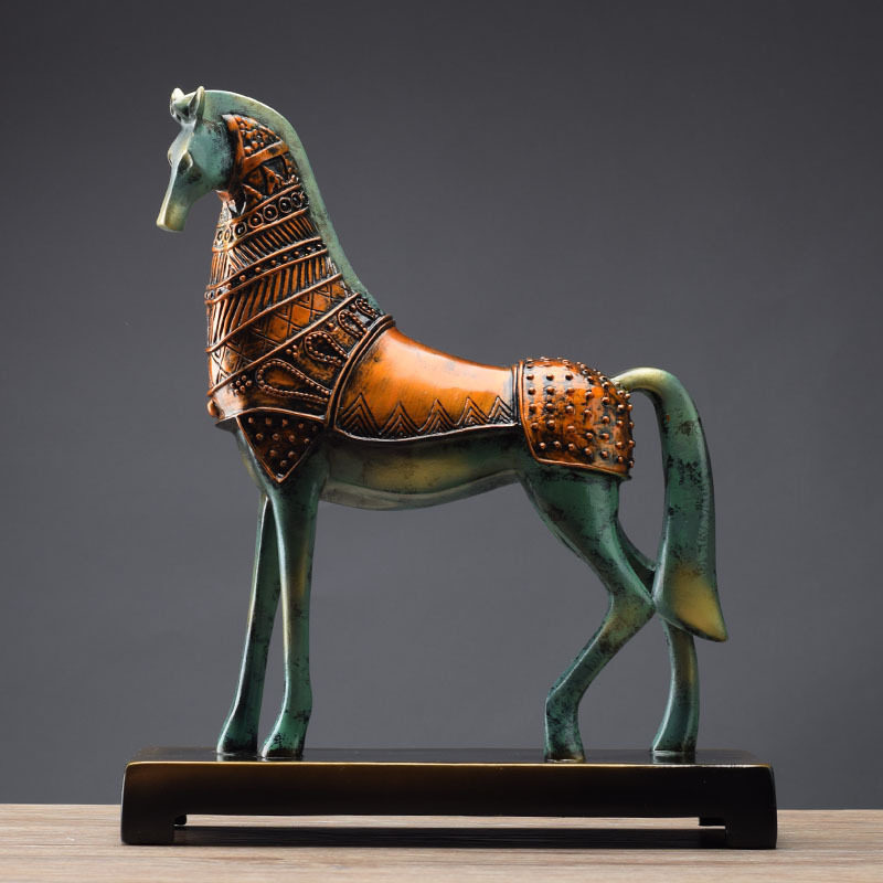 歐式馬擺件複古美式工藝品創意家居電視櫃擺設辦公室書房間裝飾品在類目 家居飾品, 擺件中 - 來自Buy2taobao.com提供專業的淘寶代購服務