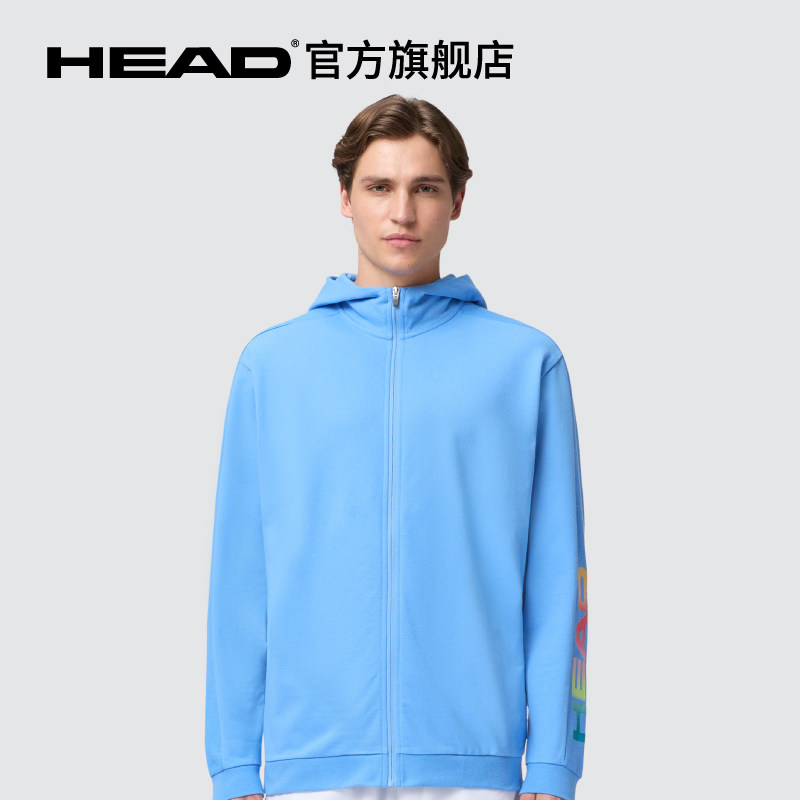 HEAD海德2026新款男子运动休闲舒适网球服RALLY Hoodie FZ Men