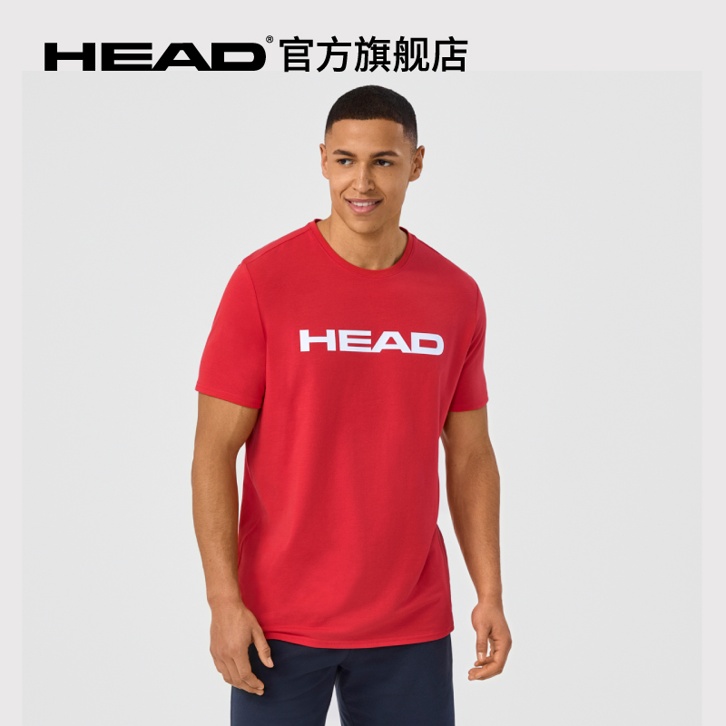 HEAD海德2025新款舒适运动短袖男款T恤CLUB ORIGINAL T-Shirt Men