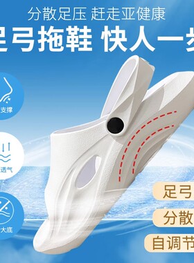 台湾进口拖鞋足弓支撑扁平足矫正