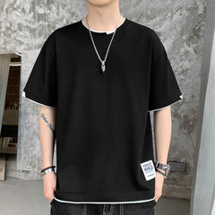 棉夏裝新款短袖恤男夏季休閒圓領半袖體恤